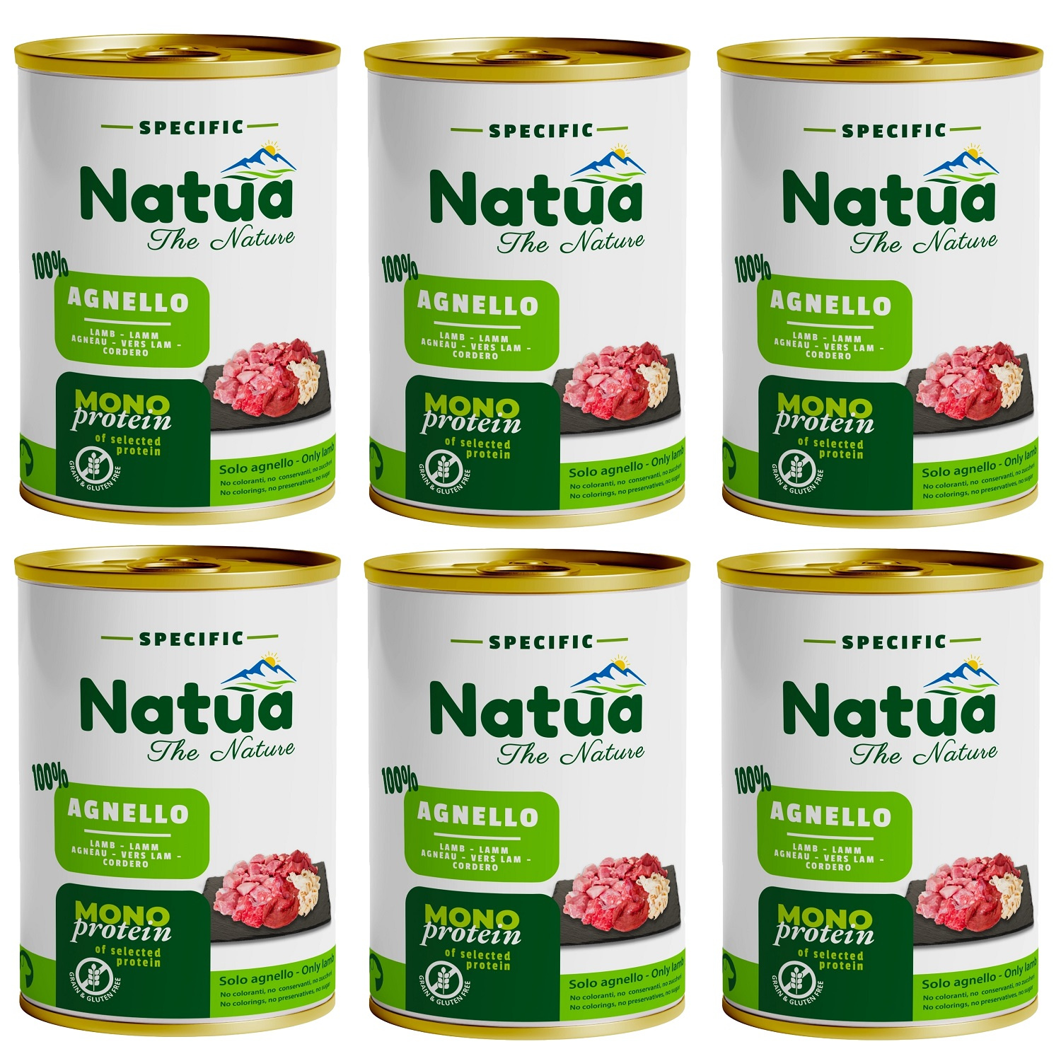 Natua jagnięcina 400 g × 6