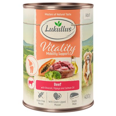 Lukullus Vitality cielęcina, wołowina 400 g × 6