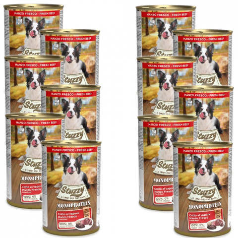 Stuzzy Monoprotein wołowina adult 400 g × 12