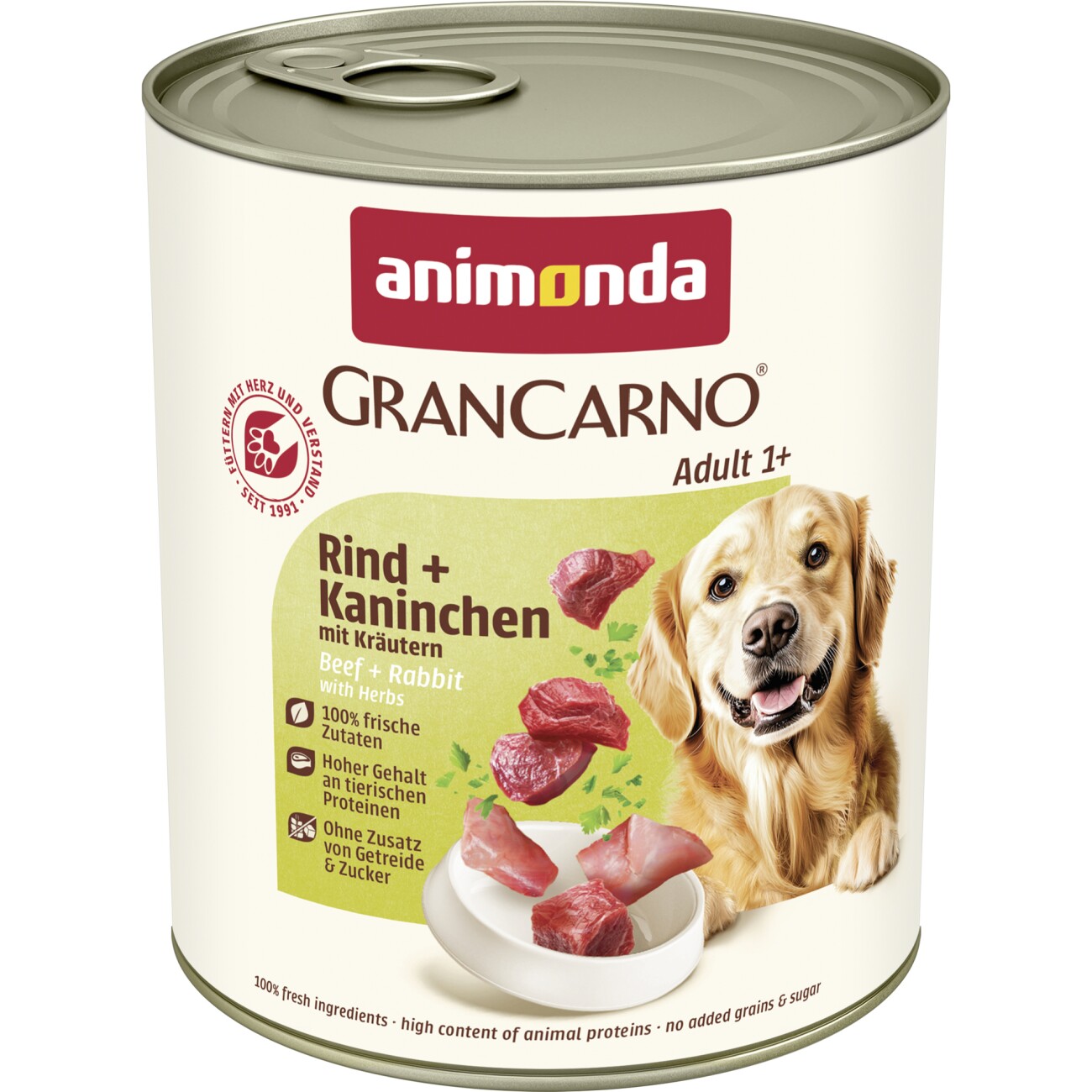 Animonda GranCarno królik, wołowina adult 800 g × 6