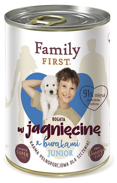 Family First jagnięcina junior 400 g