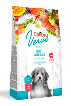 Calibra Dog Verve GF łosoś, śledź adult małe rasy 1,2 kg