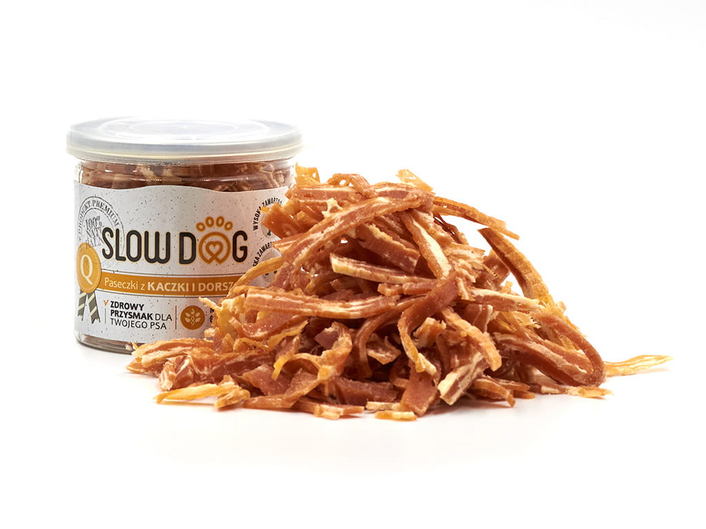 Slow Dog dorsz, kaczka 70 g