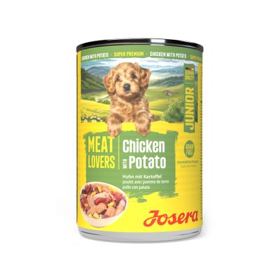 Josera Meat Lovers Menu kurczak junior 400 g × 24