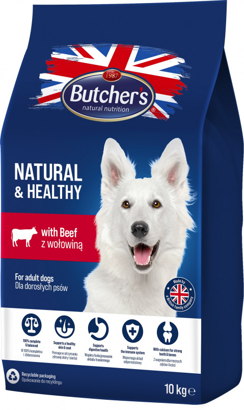 Butcher's Natural & Healthy wołowina 10 kg