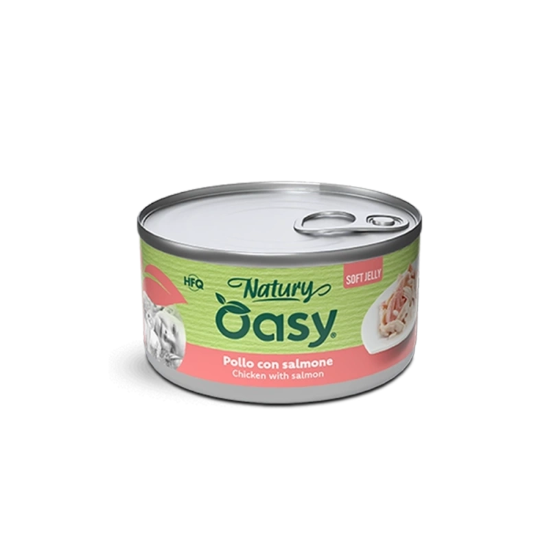 Oasy Natury kurczak, łosoś w galaretce adult 150 g