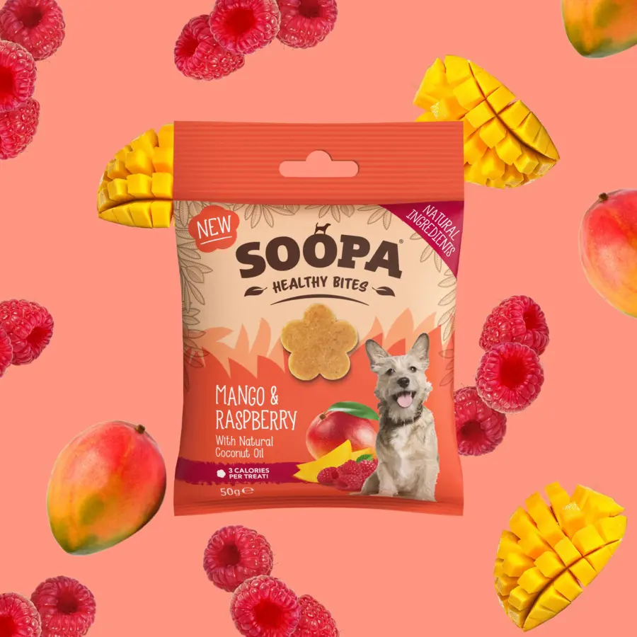 Soopa Healthy Bites mango, malina 50 g