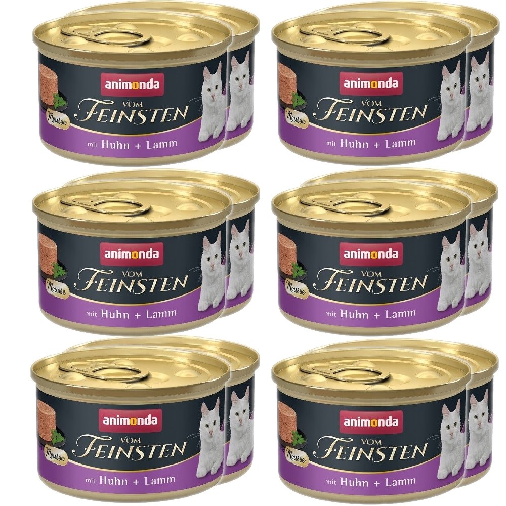 Animonda Vom Feinsten kurczak, jagnięcina pasztet adult 85 g × 12