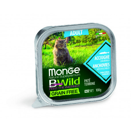 Monge Bwild sardela pasztet adult 100 g