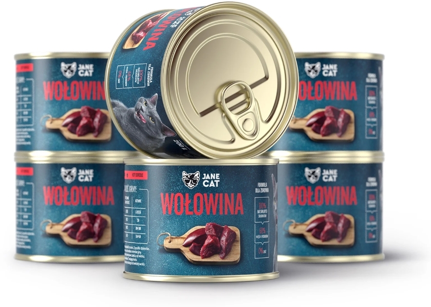 John Dog Jane Cat wołowina adult 200 g × 6