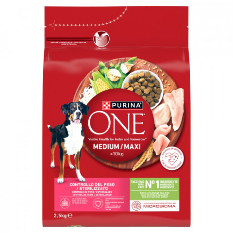 Purina Purina One indyk adult średnie rasy, duże rasy 2,5 kg