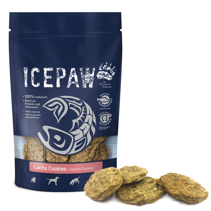 ICEPAW białe ryby, łosoś 100 g