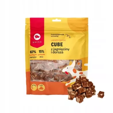 Maced Cube jagnięcina, dorsz 500 g