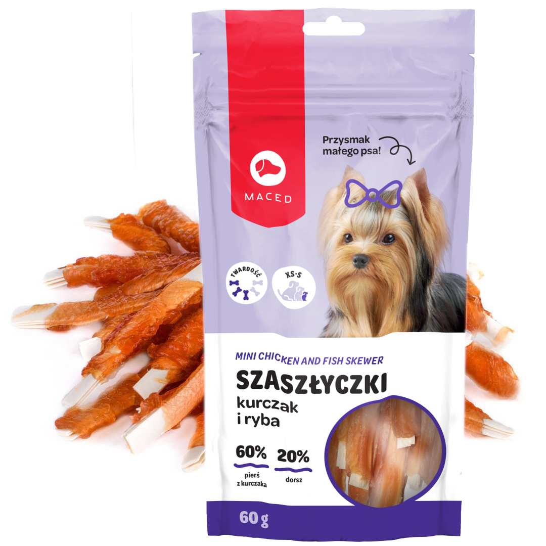 Maced dorsz, kurczak małe rasy 60 g