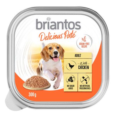 Briantos Delicious Paté indyk adult 300 g × 9