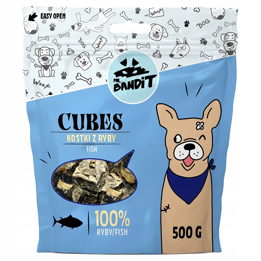 Mr. Bandit Cubes ryba 500 g