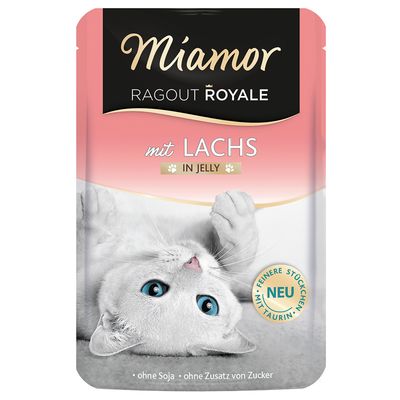 Miamor Ragout Royale Sensitive łosoś w galaretce 100 g × 22