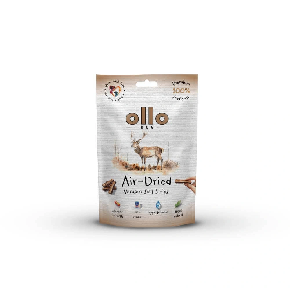 Ollo Air Dried jeleń Strips 80 g