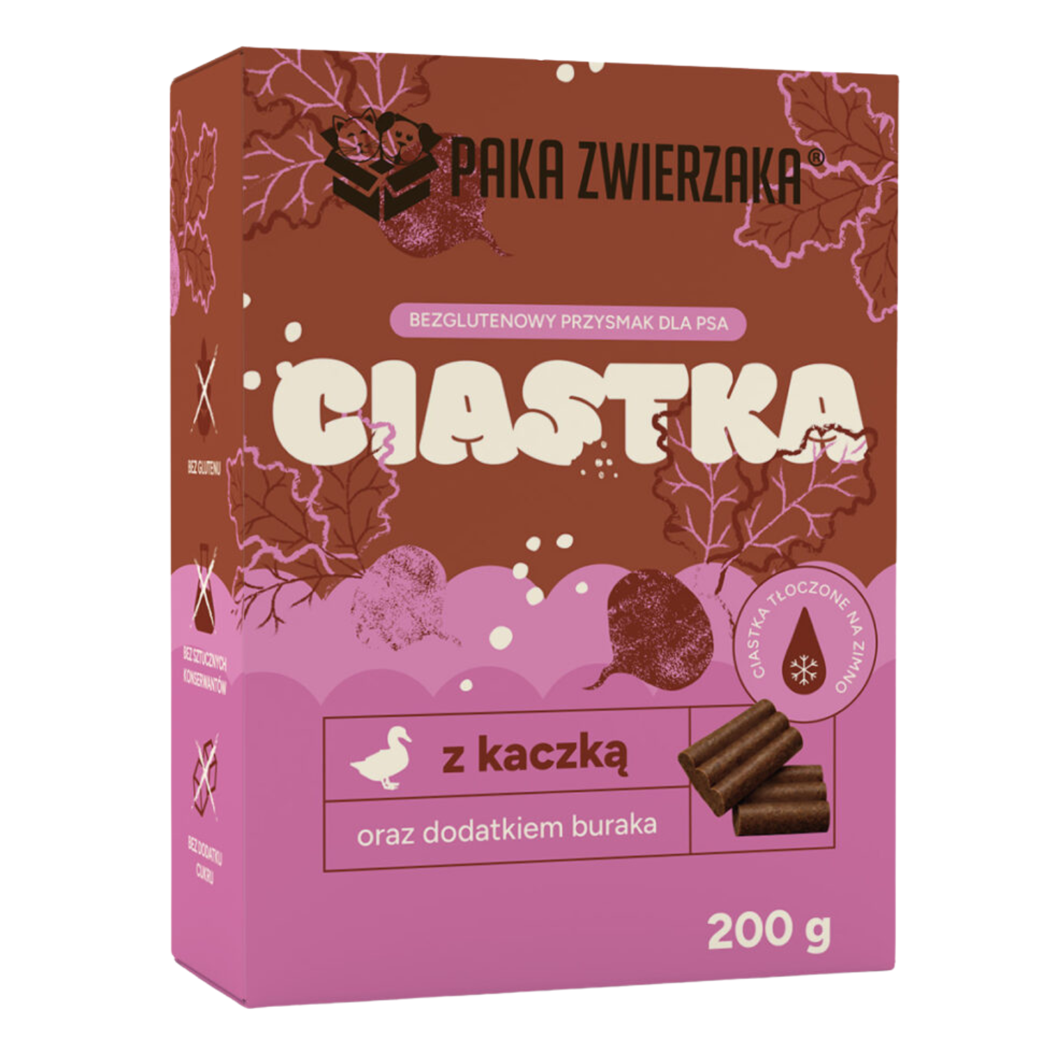 Paka Zwierzaka kaczka 200 g