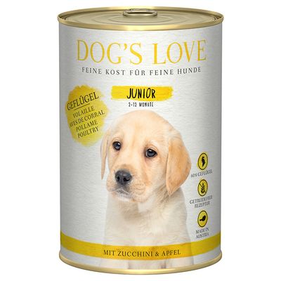 Dog's Love kurczak junior 400 g × 6