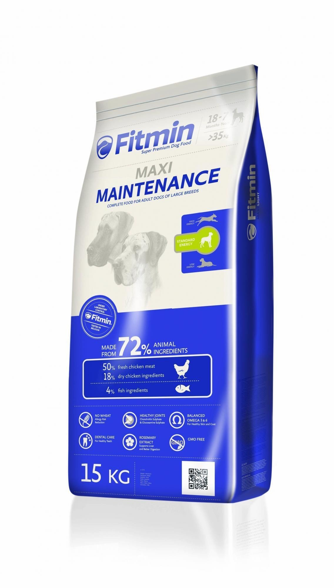 Fitmin dog kurczak, ryba adult duże rasy 3 kg