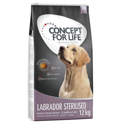 Concept for Life Labrador Sterilised adult duże rasy 12 kg