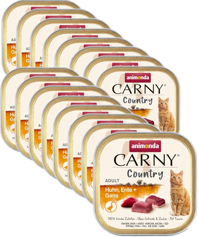 Animonda Carny Country kurczak, kaczka, gęś adult 100 g × 16