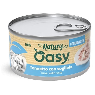 Oasy Natury Cooking Broth sola, tuńczyk w bulionie adult 85 g