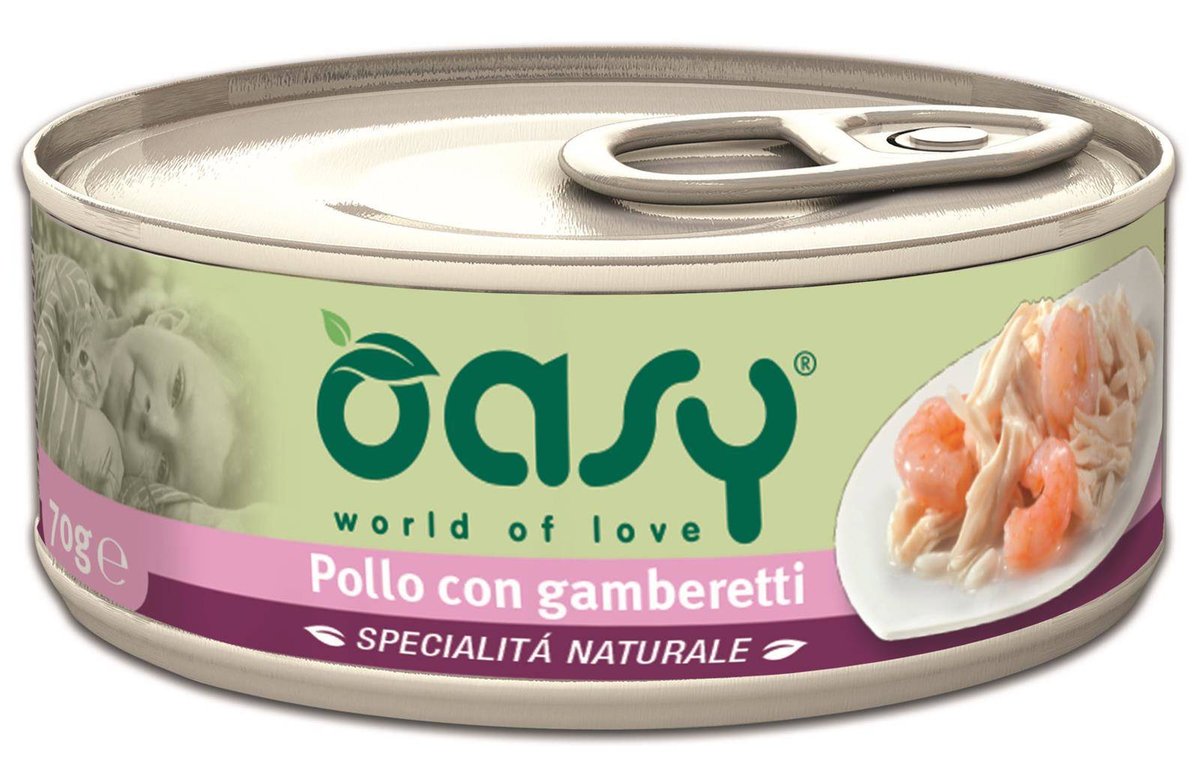 Oasy kurczak z krewetkami w galaretce adult 70 g