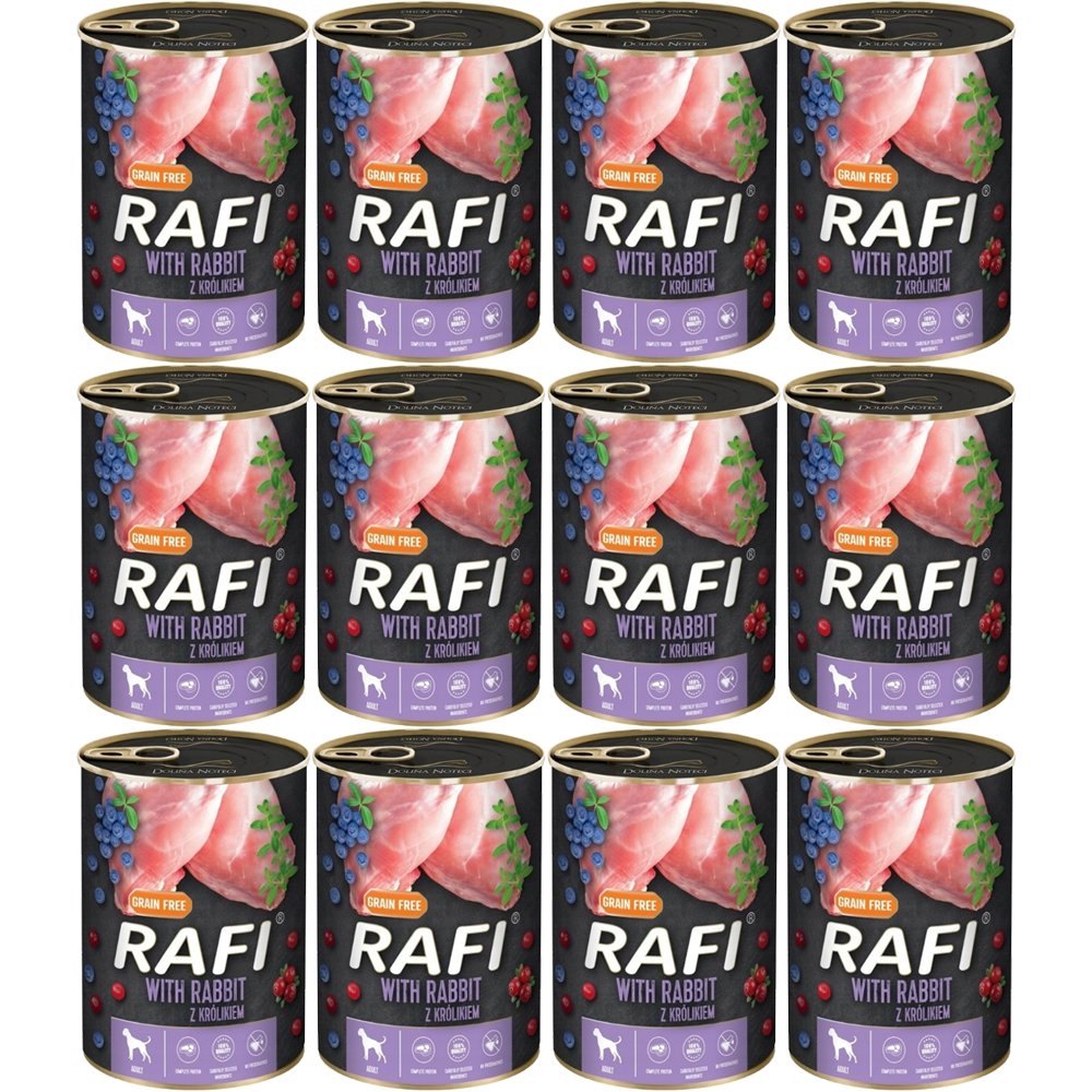 Dolina Noteci Rafi królik 800 g × 12