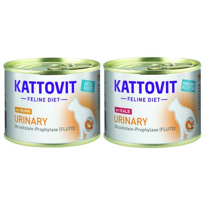 Kattovit Urinary mix smaków w galaretce 185 g × 24