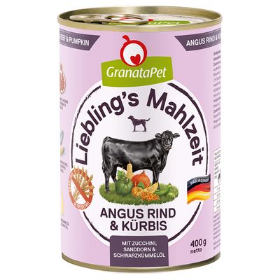 GranataPet Liebling's Mahlzeit wołowina adult 400 g × 6