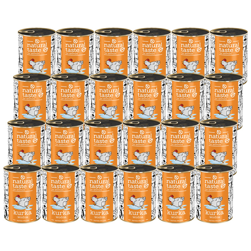 Natural Taste kurczak adult 400 g × 24