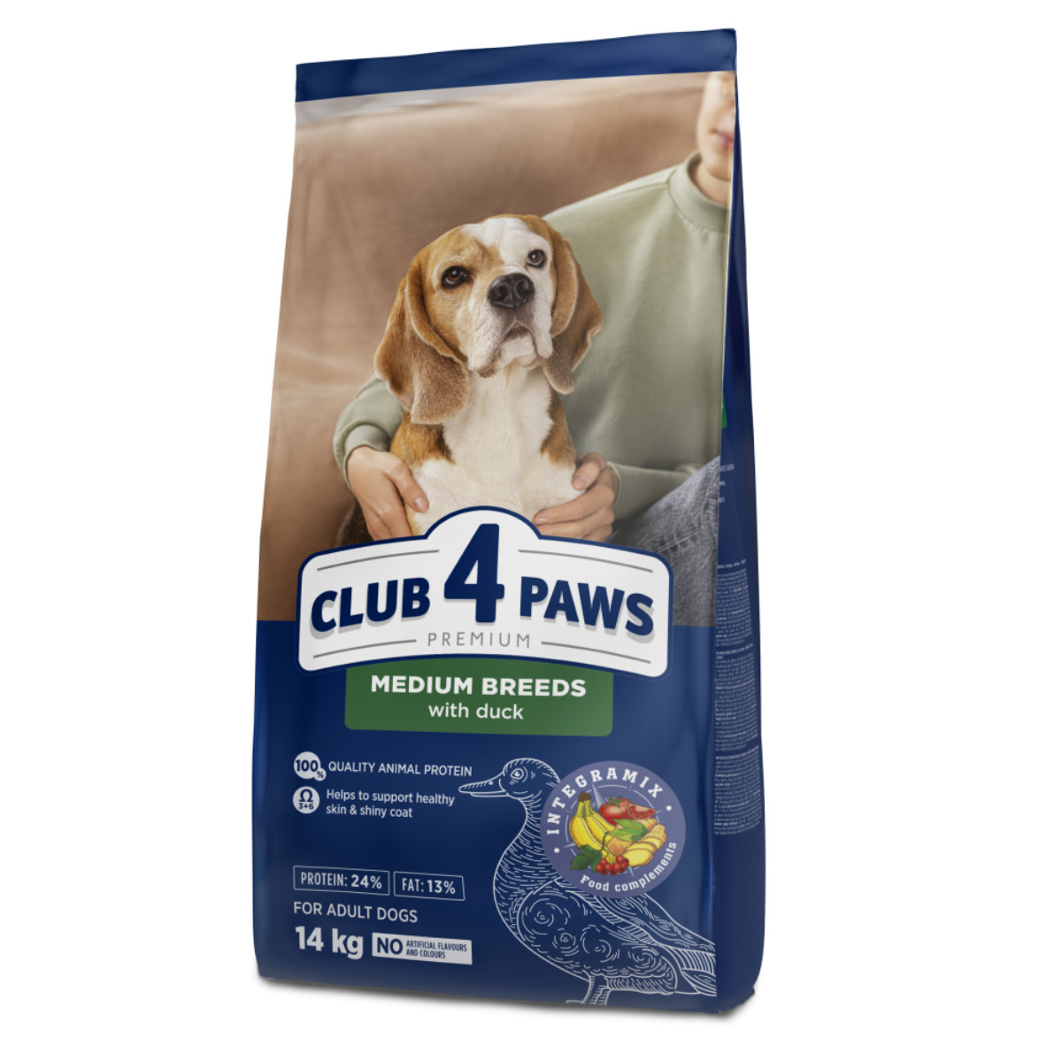 Club 4 Paws Premium kaczka adult średnie rasy 14 kg