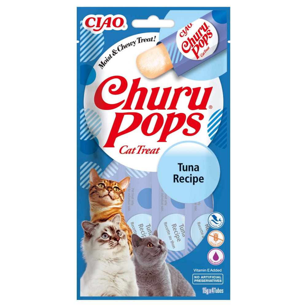 Inaba Churu Pops tuńczyk w galaretce 15 g × 4