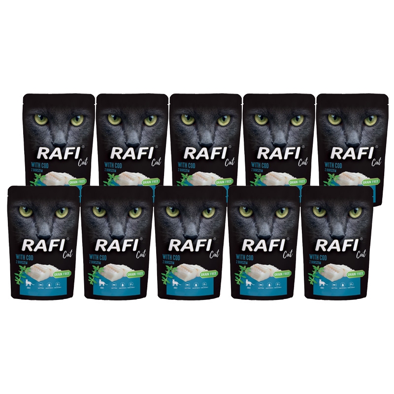 Rafi Cat dorsz adult 100 g × 10