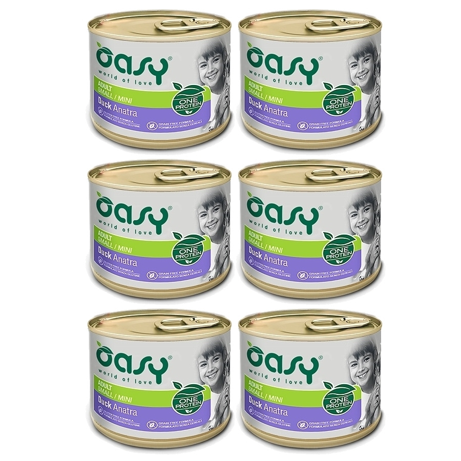 Oasy kaczka adult małe rasy 200 g × 6