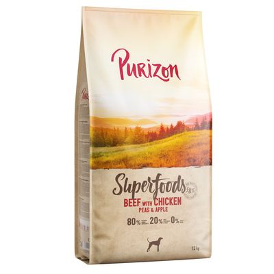 Purizon Superfoods kurczak, wołowina adult 12 kg × 2