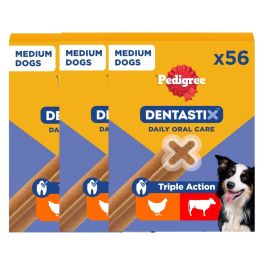 Pedigree Dentastix kurczak, wołowina adult średnie rasy 180 g × 24