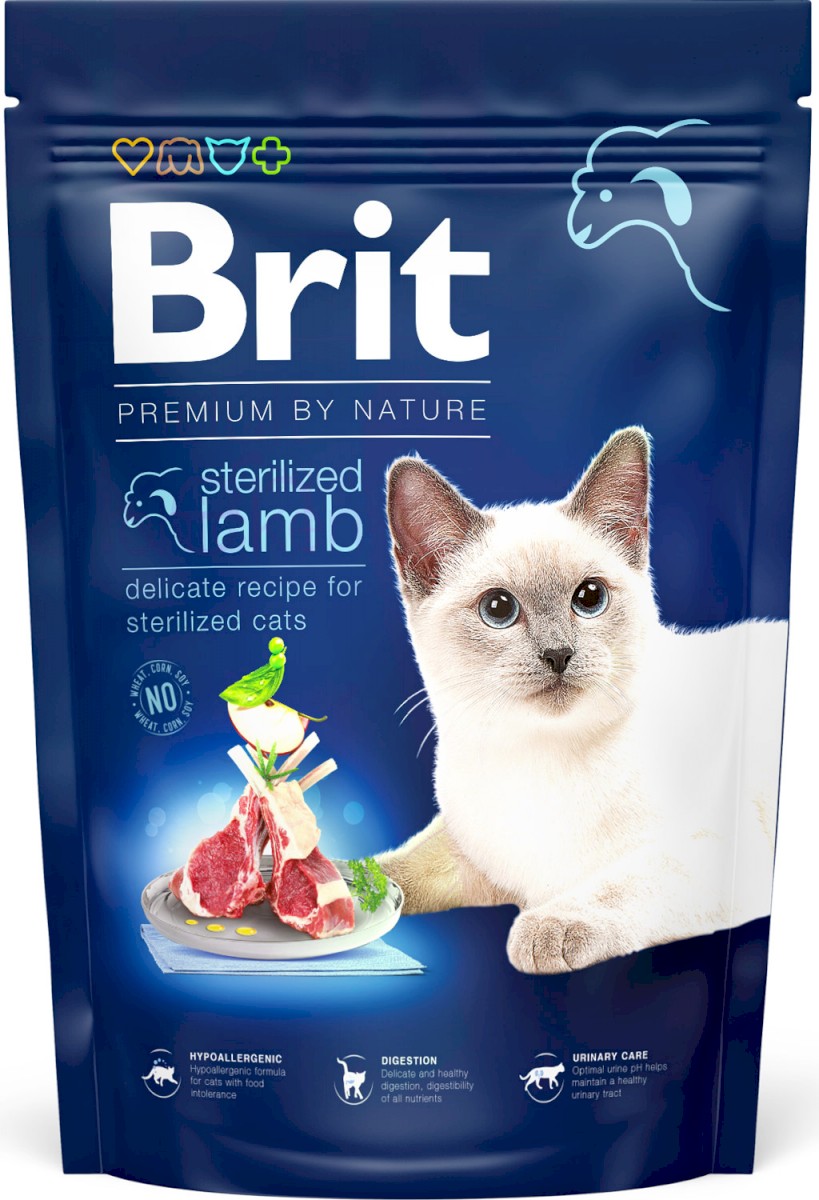Brit Premium by Nature Sterilised jagnięcina 1,5 kg