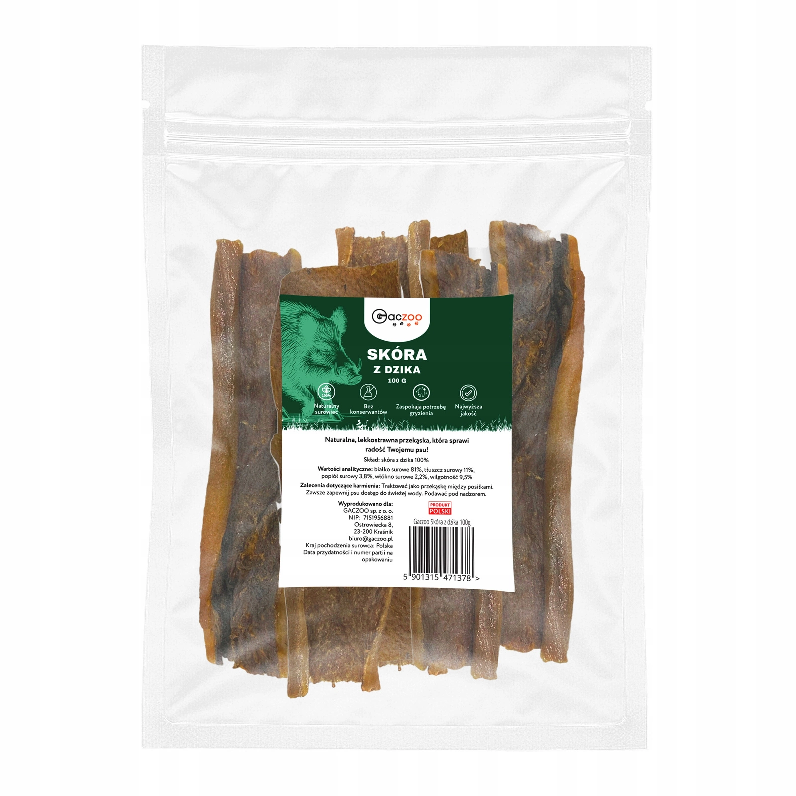 Gaczoo dziczyzna 100 g