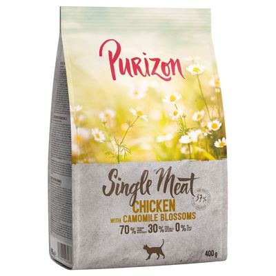 Purizon Single Meat kurczak z kwiatami rumianku adult 400 g