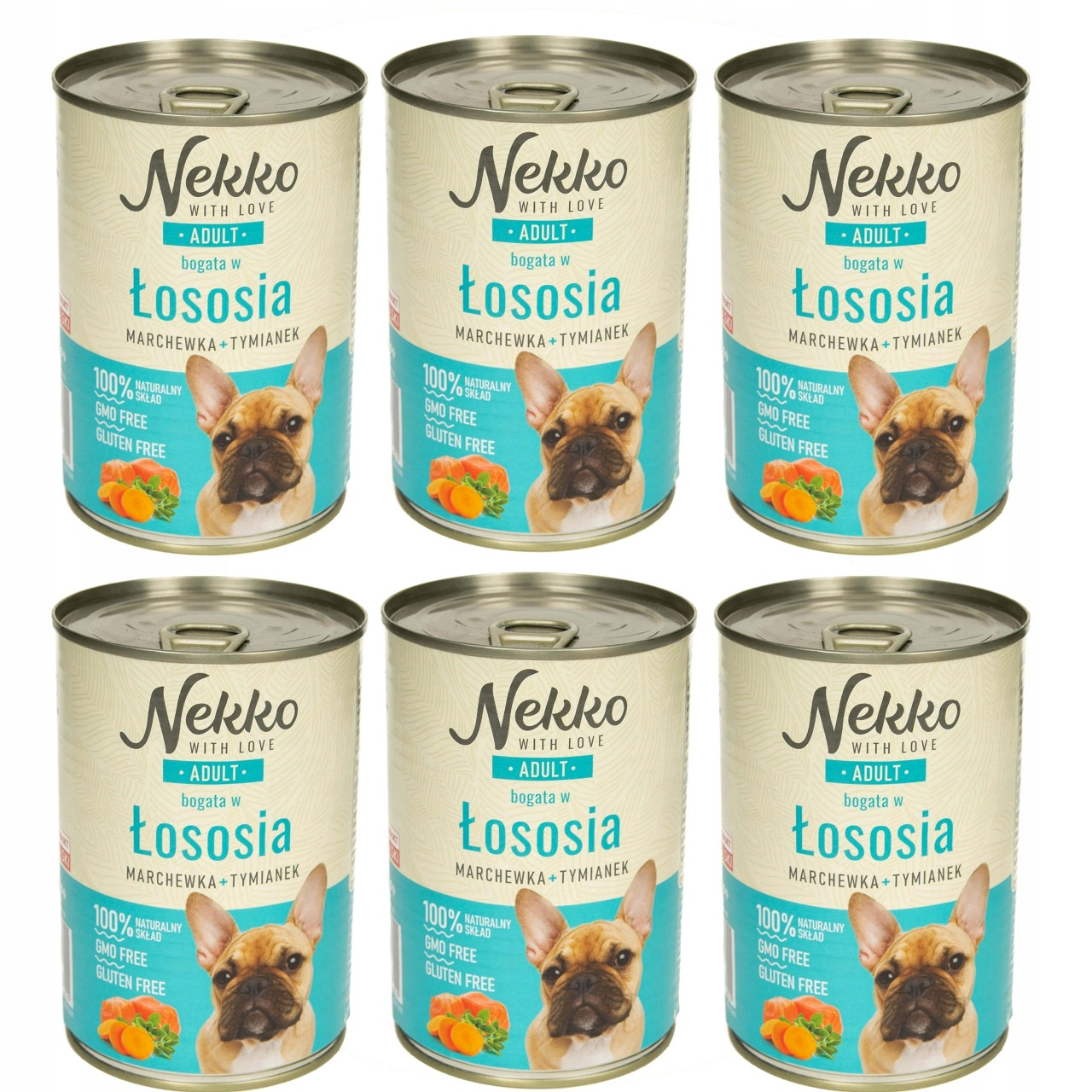 Nekko łosoś adult 400 g × 6