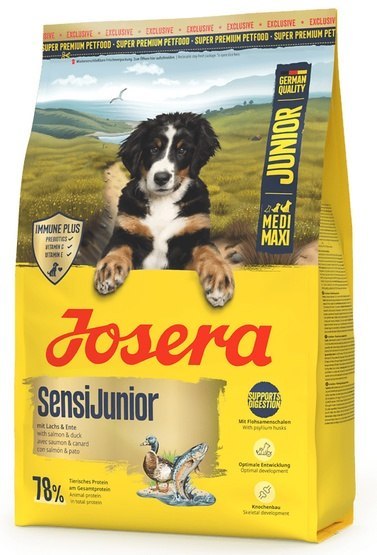 Josera SensiJunior kaczka, łosoś puppy 3 kg