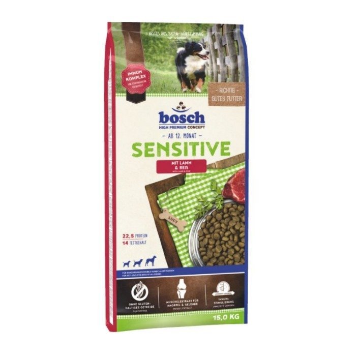 Bosch Sensitive jagnięcina z ryżem 15 kg