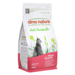 Almo Nature Hairball łosoś adult 400 g