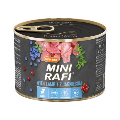 Rafi Mini jagnięcina adult małe rasy 185 g × 12