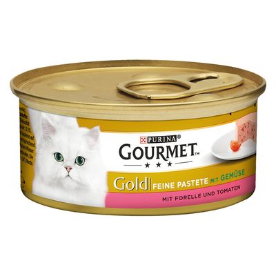 Purina Gourmet Gold Light pstrąg z pomidorem pasztet adult 85 g × 24