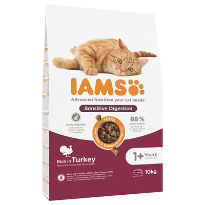 IAMS Advanced Nutrition Sensitive Digestive indyk adult 10 kg × 2