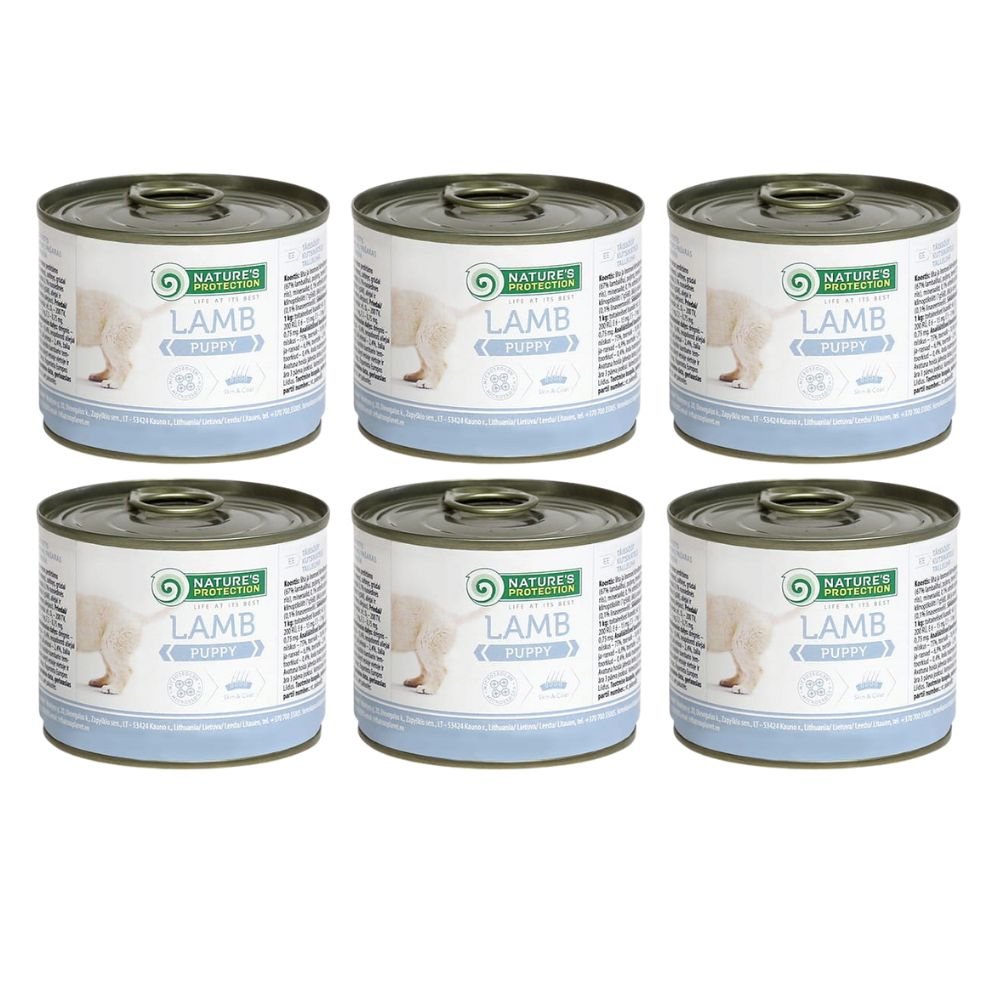Nature's Protection jagnięcina junior 200 g × 6